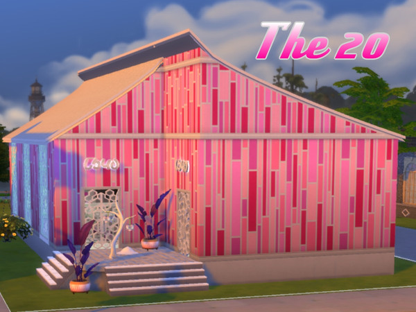 Sims 4 — The 20 by Alex_Harris — A fun and modern karaoke bar when your sims can spend their weekend hanging out and