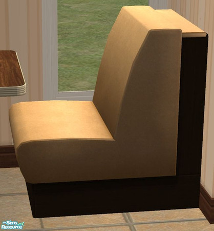 Sims 2 — His First Place -  Kitchen Chair/booth by TSR Archive — Yeah, you've seen those spindly little chairs at tables