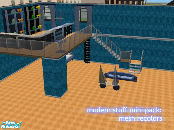 Sims 2 — Modern Stuff Mini Pack MeshRecolors by simmyfan2852 — This part of m MSMP sets/series contains the mesh