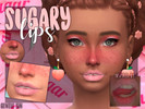 Sims 4 — Sugary lipstick by GentleSin — - for female. - from teen to elder. - no swatches. - custom thumbnail. thanks u
