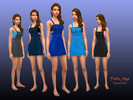 Sims 4 — Denim Dress by appollovriend2 — Dress for T/YA/A/E Everyday/Athletic/Party New mesh by me Base-game compatible 5