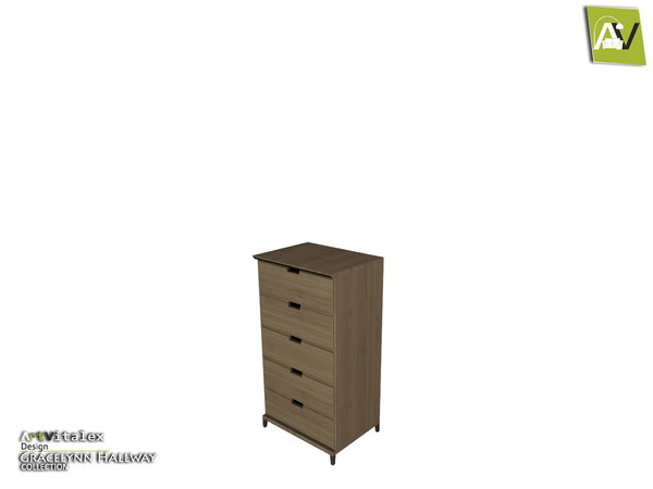 Sims 4 — Gracelynn Shoe Closet Long With Drawer Five by ArtVitalex — - Gracelynn Shoe Closet Long With Drawer Five -