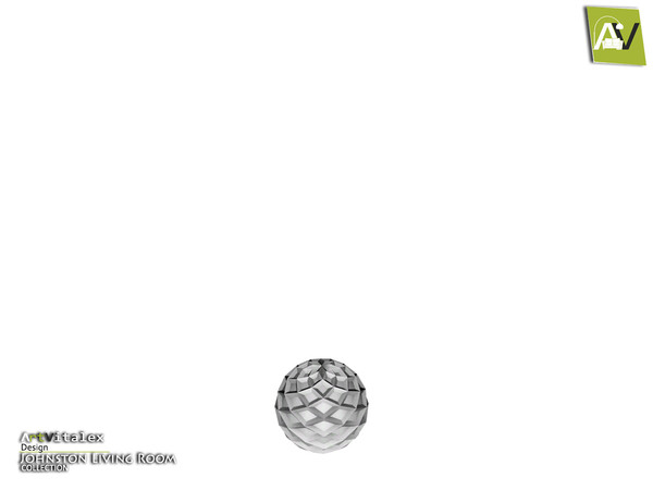 Sims 4 — Johnston Embossed Decor Sphere by ArtVitalex — - Johnston Embossed Decor Sphere - ArtVitalex@TSR, Mar 2019