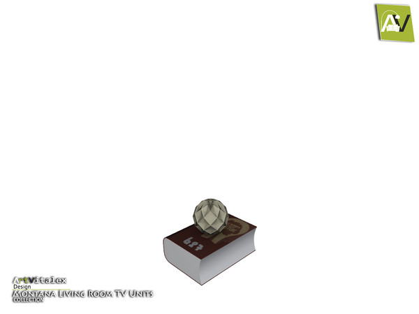 Sims 4 — Montana Book And Vase by ArtVitalex — - Montana Book And Vase - ArtVitalex@TSR, Mar 2019