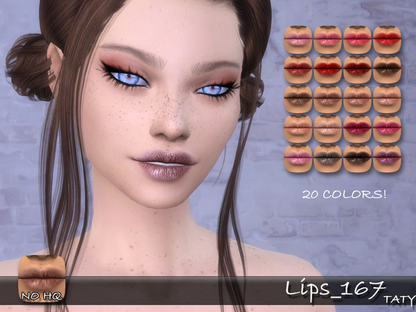 Sims 4 — [Ts4]Taty_Lips_167 by tatygagg — - Female - Human, Alien - Teen to Elder - Hq Compatible