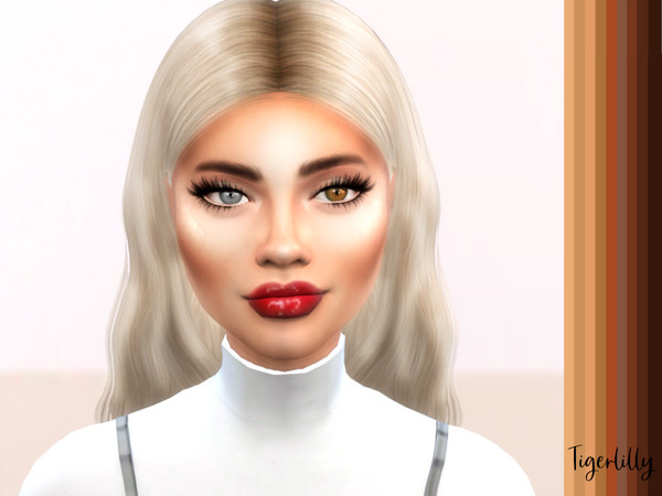 Sims 4 — FACE SCULPT by tigerlillyyyy by tigerlillyyyy — FOR A FACE THATS SNATCHED TO THE GODS ***10 SHADES TO GO WITH