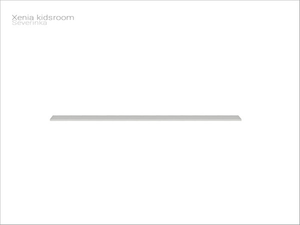 Sims 4 — [Xenia kidsroom] - wall shelf long by Severinka_ — Wall shelf long (4cell) From the set 'Xenia kidsroom' Build /