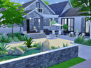 Sims 4 — The blue view family house - No CC by Simshouse1462 —  It's a little family house. The living area, the kitchen,