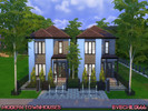 Sims 4 — BVBChild666 - Modern Townhouses by QueenSwitchblade — Two lovely modern townhouses ready for your sims to move