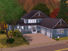 Sims 3 — Ironwood Lane by paaanda — large family home 2 bathrooms 3 bedrooms 2 garages large frontyard backyard