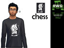 Sims 4 — Chess GM Grand Master T-shirt 01 by Rock_Warrior_Games — Chess GM Grand Master T-shirt 01.