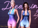 Sims 4 — Genius Nadia Romper by Genius6662 — - New Mesh - All Lods - 20 Swatches - Custom Thumbnail