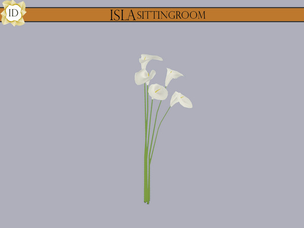 Sims 4 — ISLA Lillies by ISLA_Design — Add a classy, chic look to the garden/flat/house. Price: $ 25 Location: Decor -
