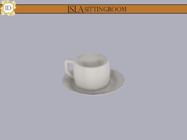 Sims 4 — ISLA Mug with Plate by ISLA_Design — A cute mug on a plate to sip your favourite coffee or tea. Price: $10