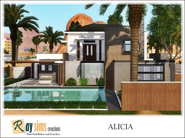 Sims 3 — Alicia by RayDesign9 — This house has 3 bedrooms, and 3 bathrooms. I really hope you guys like it.. Thank you
