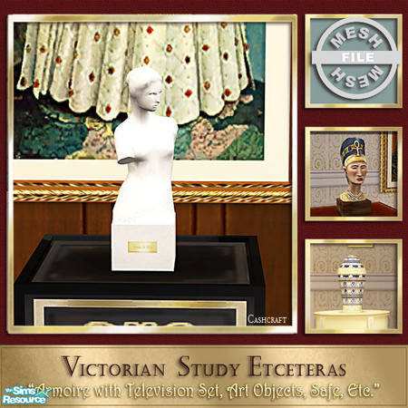 Sims 2 — Victorian Study Etceteras - Venus by Cashcraft — Etceteras, additional furnishings and decorative pieces for the