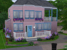 Sims 4 — Purple Passion by BlackPr1ncess2 — A gorgeous, fully landscaped one bedroom one bath starter home. Unfurnished