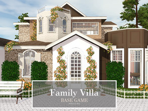 Sims 3 — Family Villa by Pralinesims — Base game NO EP's and SP's