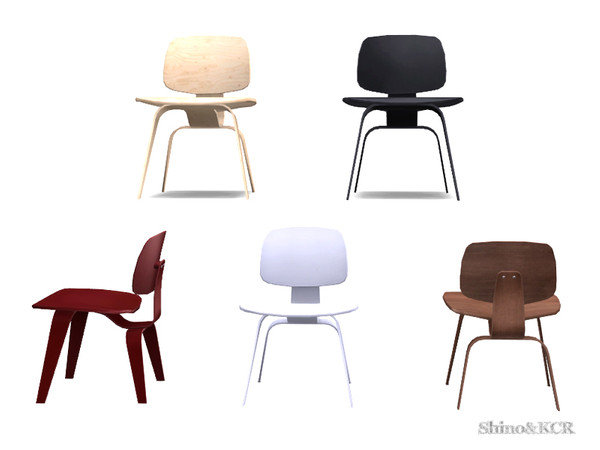 Sims 4 — Dining Mona - Dining Chair 2 by ShinoKCR — Industrial Style Dining with 4 different Dining Chairs