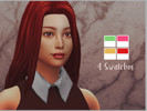 Sims 4 — Moulin Rouge Lip-Gloss by Aphrodite-Simmer — - 4 Swatches - Lip-gloss - Do not Recolor - New Mesh -Lips category