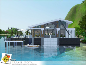 Sims 3 — Praxis Hoya by Onyxium — On the first floor: Living Room | Dining Room | Kitchen | Bathroom | Adult Bedroom |
