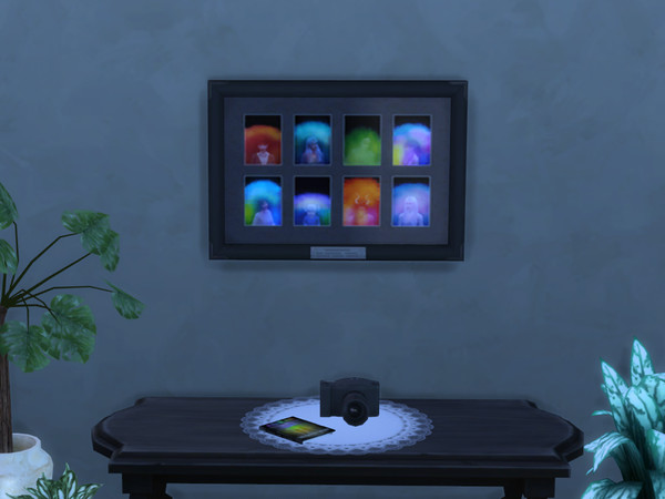Sims 4 — Kirlian Aura Photography Set-REQUIRES GET TOGETHER by Simder_Talia — A set of items for your aura photographer