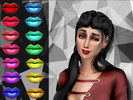 Sims 4 — KILLER Lipstick by turnerlevi2 — KILLER Lipstick comes in 15 swatches! Almost all the colors of the Rainbow!