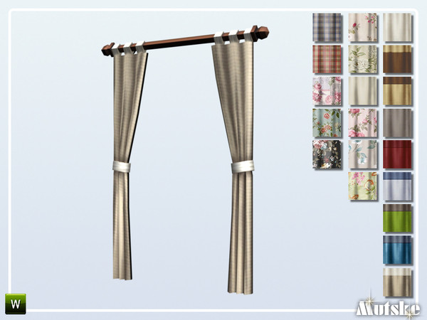 Sims 4 — Boise Illusion Shades Counter 1x1 by Mutske — This curtain is part of the Boise Constructionset. Made by