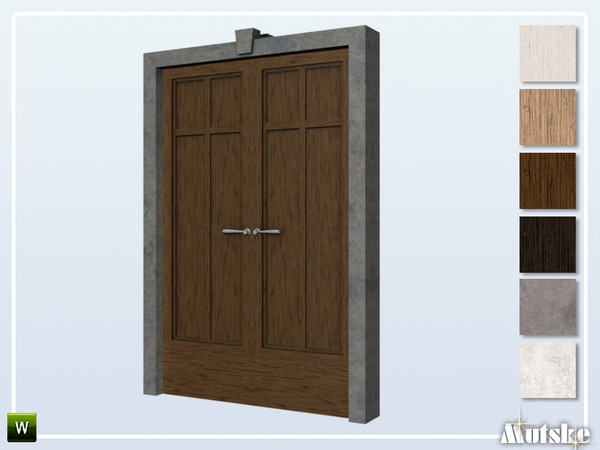 Sims 4 — Boise Door Privat 2x1 by Mutske — This door is part of the Boise Constructionset. Made by Mutske@TSR. 