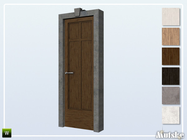 Sims 4 — Boise Door Privat Single 2x1 by Mutske — This door is part of the Boise Constructionset. Made by Mutske@TSR. 
