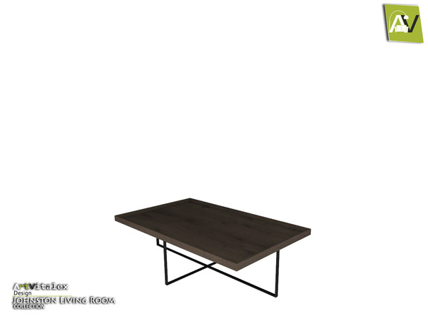 Sims 3 — Johnston Coffee Table by ArtVitalex — - Johnston Coffee Table - ArtVitalex@TSR, May 2019