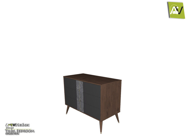Sims 4 — Tilda Chest Of Drawers by ArtVitalex — - Tilda Chest Of Drawers - ArtVitalex@TSR, May 2019