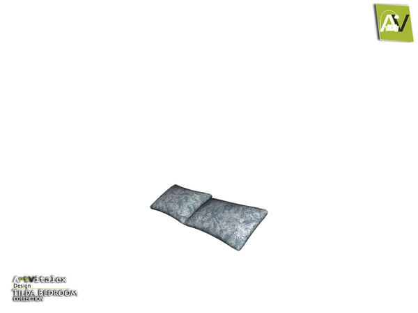 Sims 4 — Tilda Bed Pillows by ArtVitalex — - Tilda Bed Pillows - ArtVitalex@TSR, May 2019