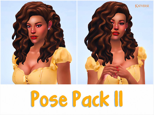 Sims 4 — Pose Pack 11 by KatVerseCC — Another set of poses for your sims. I hope you enjoy! :) 5 in game poses The Sims 4