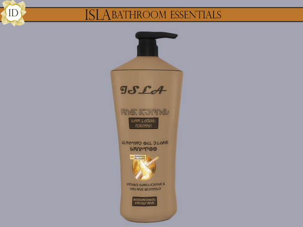 Sims 4 — ISLA Shampoo by ISLA_Design — A shampoo that will leave your hair soft, shiny and tangle-free. Price: $25
