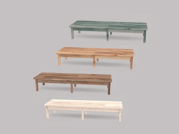 Sims 4 — Bedroom Mira - Side Table by ung999 — Bedroom Mira - Side Table Color Options : $ Located at : Surfaces / Coffee