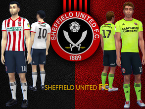 Sims 4 — Sheffield United Kit 2018/19  fitness needed by RJG811 — Sheffield United Kit 2018/19 Jerseys -Billy Sharp,