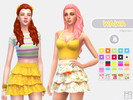 Sims 4 — manueaPinny - Wawa by nueajaa — Teen to elder | Bottoms category | 25 Swatches - Base game compatible - All lods