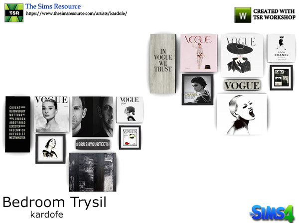 Sims 4 — kardofe_Bedroom Trysil_Pictures by kardofe — Group of eight tables in two different options 