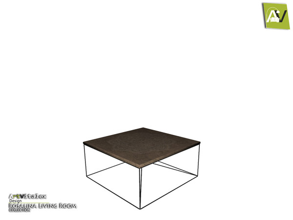 Sims 4 — Rosalina Coffee Table by ArtVitalex — - Rosalina Coffee Table - ArtVitalex@TSR, May 2019