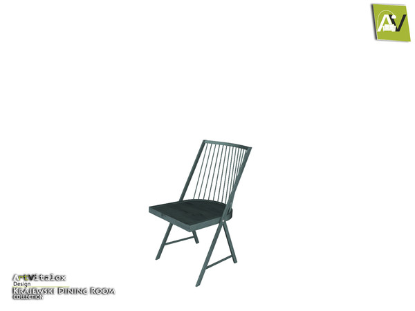 Sims 4 — Krajewski Dining Chair by ArtVitalex — - Krajewski Dining Chair - ArtVitalex@TSR, May 2019