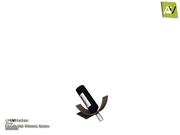 Sims 4 — Krajewski Wine Bottle Holder by ArtVitalex — - Krajewski Wine Bottle Holder - ArtVitalex@TSR, May 2019