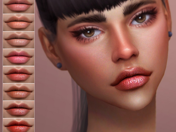 Sims 4 — [ Haunt ] - Lip colour by Screaming_Mustard — A pretty, natural lip colour. For females, teen +. With custom