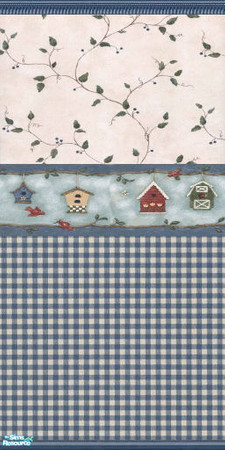 Sims 2 — Country Kitchen Misc set - Blue Bird by Astarta — Part of the Misc country kitchen set.