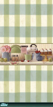 Sims 2 — Appliances green kitchen - squares by Astarta — Green kitchen by Astarta.