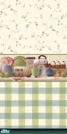 Sims 2 — Appliances green kitchen - mix by Astarta — Green kitchen by Astarta.
