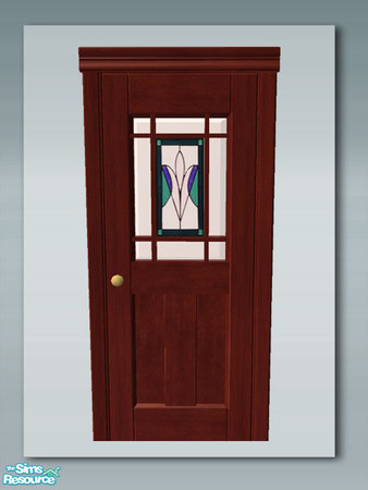 Sims 2 — Rustic Living: Door Glass 12 by Shakeshaft — Part of a recolour set of my Rustic Living Windows and Doors, set