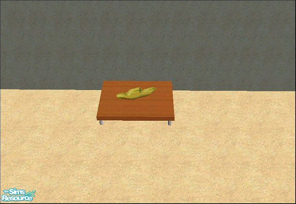 Sims 2 — CSBL Living [Bowl] by Lola — Cool, Contemparay Living Room In Sage, Teal, Cream With Leaf Patterned Fabrics.