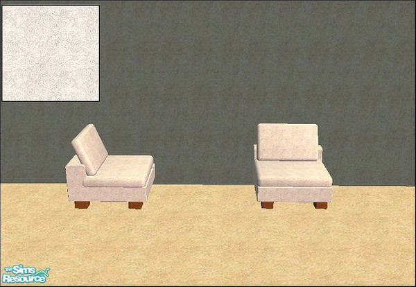 Sims 2 — CSBL Living [Arm Chair 1] by Lola — Cool, Contemparay Living Room In Sage, Teal, Cream With Leaf Patterned