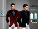 Sims 4 — Men's Social Blazer by Cris_Paula_Sims — This is a blazer of the clothing sets of the expansion life in the